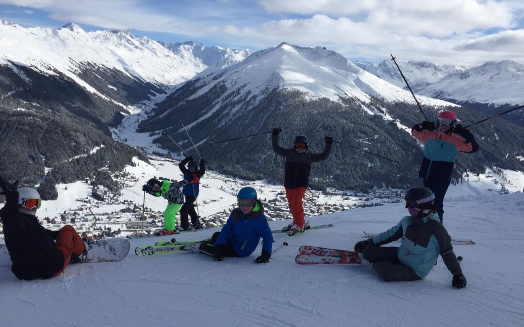 Skilager in Davos (L)